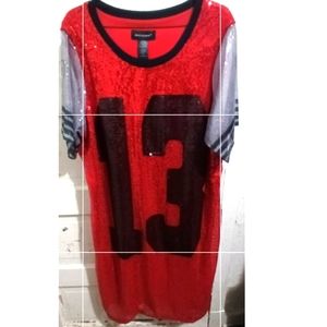 Ashley Stewart Plus Size Sequin Jersey Dress.♥️